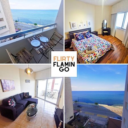 Flirty Flamingo Seaview Seafront Apartment Larnaca Exteriér fotografie